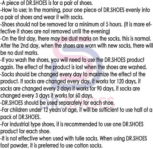 ضع حدًا لرائحة القدم مع DR.SHOES - حل نهائي لمزيل الروائح الكريهة للأحذية - مسحوق مزيل لرائحة القدم والأحذية - حل سريع وفعال - مصمم لجميع أفراد الأسرة (قطع 5) in Saudi Arabia