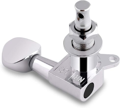 Holmer Guitar String Tuning Pegs Tuning Machines Sealed Machine Heads Grover Tuners Tuning Keys Oval Button 3 Left 3 Right for Electric Guitar or Acoustic Guitar Black. in Saudi Arabia