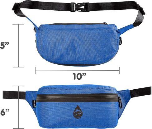 Skog Å Kust FannySåk Airtight & Waterproof Floating Waist Bag | for Kayaking, Rafting, Boating, Swimming, Camping, Hiking, Beach, Fishing | Black in Saudi Arabia