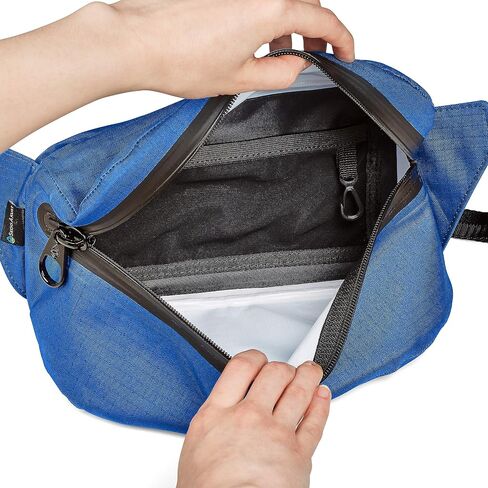Skog Å Kust FannySåk Airtight & Waterproof Floating Waist Bag | for Kayaking, Rafting, Boating, Swimming, Camping, Hiking, Beach, Fishing | Black in Saudi Arabia