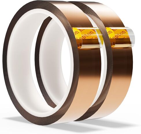 High Temperature Tape Heat Tape Heat Resistant Tape Heat Transfer Tape Heat Tape for Sublimation No Residue for Electronics Soldering Circuit Boards - No Residue, 2 Rolls 10mm x 40m 131ft in Saudi Arabia