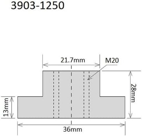 HHIP 3903-1236 Pro-Series 1040 Steel T-Slot Nut, Black Oxide, M6 Thread, 15mm Length in Saudi Arabia