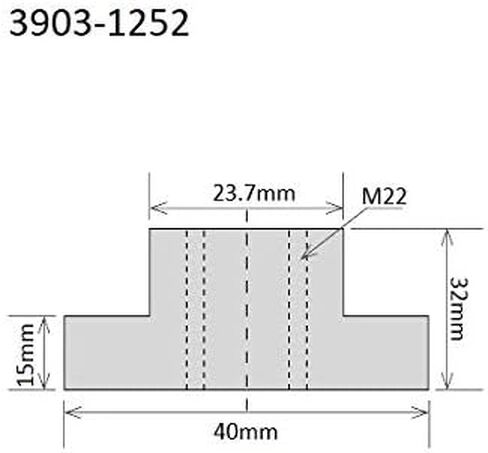 HHIP 3903-1236 Pro-Series 1040 Steel T-Slot Nut, Black Oxide, M6 Thread, 15mm Length in Saudi Arabia
