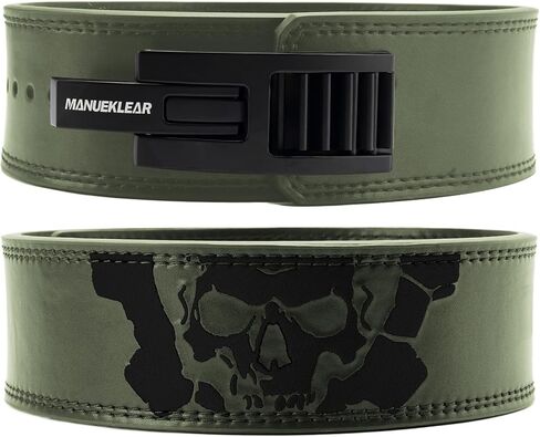 MANUEKLEAR Upgrade Lever Lifting Belt for Man and Women, 10mm Quick Locking Lever Belt Weightlifting with Adjustable Heavy Duty Buckle, Professional Weight Lifting Belt for Work Out Gym Training in Saudi Arabia