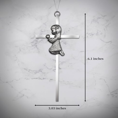 CHIMUYU Boy Girl Cross Wall Decor Baptism Gifts for Boys, Girls, Kids, Christening, First Holy Communion, Baby Shower, Birthday, Catholic Gift (Boy, 1) in Saudi Arabia