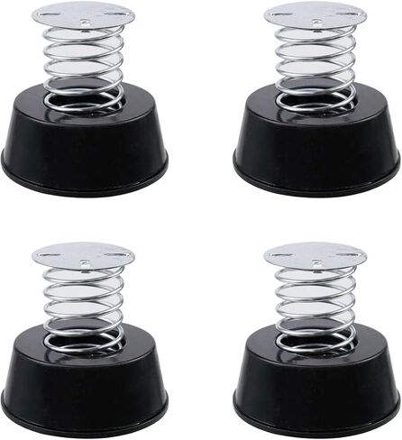 Oedema 4 PCS 30×28mm Dashboard Spring Base Car Shaking Head Base Springs for Crafts, Car, Bicycyle, DIY Supplies, Decoration, Gifts (Green/Black/Pink/Orange) in Saudi Arabia