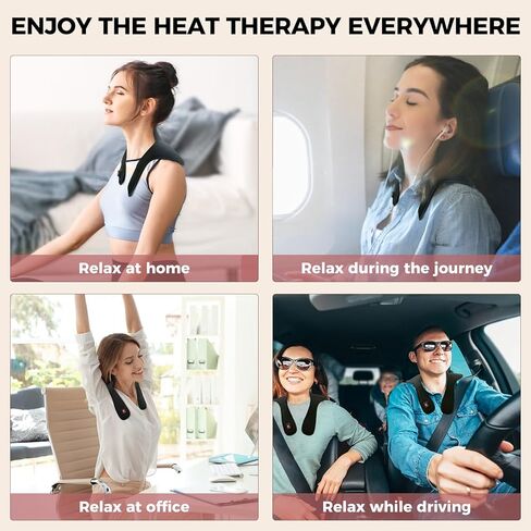 لفافة رقبة ساخنة لاسلكية، وسادة تدفئة كهربائية لتخفيف آلام الرقبة والكتف، وسادة تدفئة محمولة صغيرة لتخفيف آلام الرقبة والتهاب العضلات in Kuwait