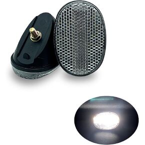 Rear Fender Reflector Bicycle Accessory Bike Part Oval Mugguard Safety Warning Night Riding