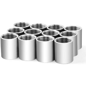 ChillWaves 304 Stainless Steel Cast Pipe Fitting, Coupling 1" NPT Female x 1" NPT Female Thread Adapter(6-PACK)