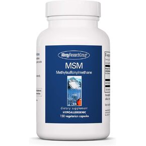 Allergy Research Group - MSM 500 mg - Methylsulfonylmethane, Joint Health - 150 Vegetarian Capsules