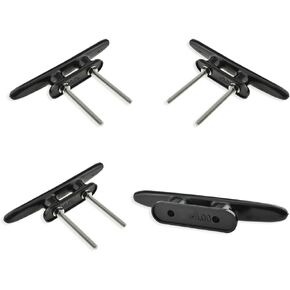 HAHIYO Boat Cleat Boat Cleats Nylon Dock Cleat Kayak Dock Cleats Rope Cleat Cleats Hook with Hardware Screw for Deck Nautical Boat Docks Yacht Kayaks Marine Decorate