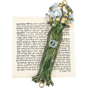 Mezuzah Case with Scroll, Religious Gatepost Mezuzah Religious Holy Scroll Mezuzah Scroll Life Tree Jerusalem Judaica Door Mezuzah Mitzvah Scripture Plaque
