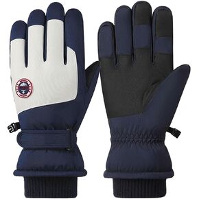 Ski Gloves Waterproof Touchscreen Breathable Warm Winter Snow Snowboard Glove for Cold Weather Gifts for Men Women -20℉ Windproof Anti-Slip Thermal Insulated Skiing