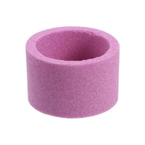 Grinding Wheel 3 Inch 46 Grits Aluminum Oxide Cup Abrasive Wheels, Chrome Corundum for Hardened Steel, Grinding Machine, Red
