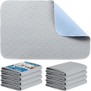 OUTCREATOR® Incontinence Bed Pads, 24" x 36" (Pack of 8) Mattress Protector Waterproof Pads for Toddlers Kids Adults Pets Pee Pads and Machine Washable Absorbency