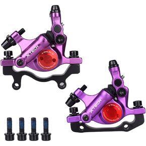 Zoom XTECH HB100 MTB Hydraulic Line Pulling Disc Brakes Electric Folding Car Mountain Road Bike Line Pull Oil Brake Disc Brake Set