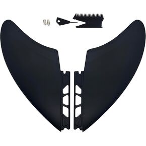 Twin Keel Twin Tab ii/Single Tab Surfing Fins -Keel Twin Fins Set - Fins for Fish Surf Boards