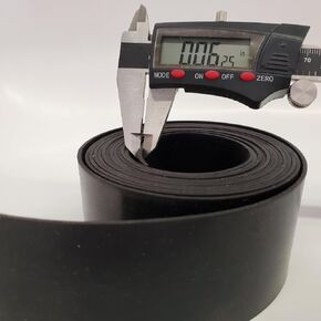 Neoprene Rubber Sheet, Rolls, Strips 3/32" (.093") Thick x 12" Wide x 10' Long Solid Rubber