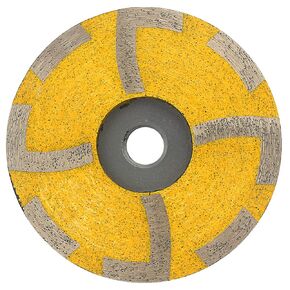 YIJING 4" Diamond Resin Filled Grinding Wheel Diamond Cup Wheel Fine Grit with Thread 5/8"-11 for Grinding Stone,Concrete