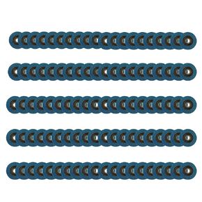 50Pcs Flap Disc Sanding Grinding Premium Zirconia 4-1/2 Inch Diameter 7/8 Inch Arbor 40 Grit