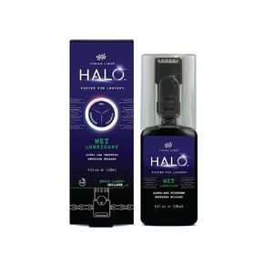 HALO WET Bike Chain Lubricant | Premium Bicycle Care for Extended Drivetrain Performance Efficiency | Bottle with Smart Luber, 4 fl oz / 120 ml