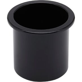 Seachoice Plastic Recessed Drink Holder, 3 in Dia. Hole, Black