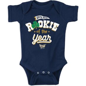 Rookie of The Year Onesie for Notre Dame College Fans (NB-18M)