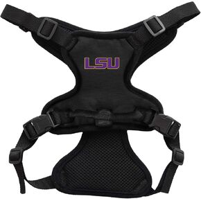 Littlearth Unisex-Adult NCAA LSU Tigers Front Clip Pet Harness, Team Color, Large