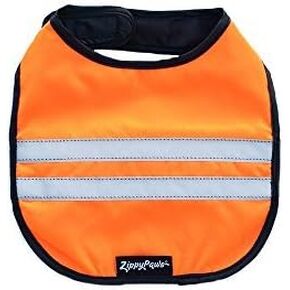 ZippyPaws Adventure Canine Cooling Vest - High Visibility, Reflective Safety, Absorbent Polymer Crystals for Extended Cooling, Comfortable & Adjustable - Pink, Small