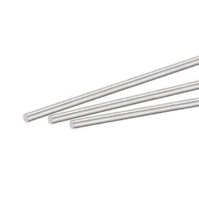 MECCANIXITY Aluminum Solid Round Rod 2mm Diameter 400mm Length Lathe Bar Stock for DIY Craft Pack of 20Pcs