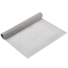 BENECREAT 15.7x78.7 Inch 304 Stainless Steel Woven Wire Mesh, 80 Micron Metal Mesh Screen Woven Fine Wire Mesh for Filter Mesh, Filtration Cloth and DIY Project