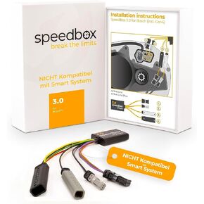 SpeedBox 3.0 for Bosch – ebike Tuning Kit for Bosch Motors 2017-2024, incl. Gen4 / Speed Unlimited
