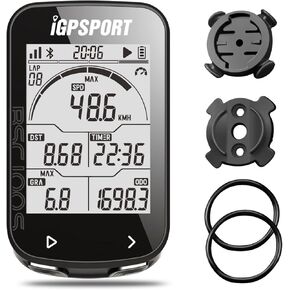 كمبيوتر الدراجة iGPSPORT لاسلكي، شاشة LCD 2.6 بوصة أكثر من 40 بيانات ركوب الدراجات IPX7 كمبيوتر GPS مقاوم للماء للدراجة in Kuwait