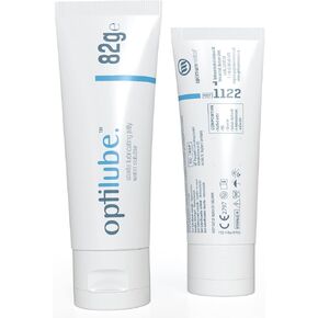 Tubes (82g) - Sterile Lubricating Jelly for Insertion of Medical Devices in 5g, 42g, 82g, and 113g Tubes, Water Soluble Lubricant with Easy-to-Use Flip Cap (82g)