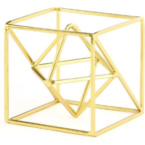 Metal Geometric Table Top Decor, 3D Sliver Spheres Decorative Accents Balls, Iron Abstract Sculpture Objects for Home Decor, Coffee Table Top Decorations for Home Office Living Room Bedroom Decor