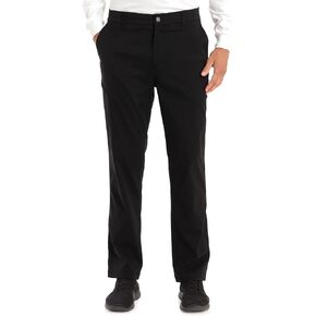 Gerry Mens Fleece Lined Stretch Hiking Travel Pants with Side Zipper Pocket and UPF 50+