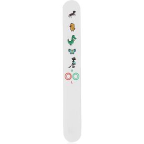 Fixation Stick Vision Tester, Waterproof Coating Thicken, Clear Colorful Animal Patterns, Kids Vision Optometry Test Card, 2 Sizes(#1)