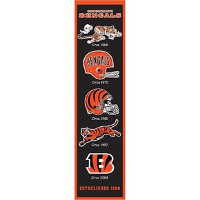 NFL Cincinnati Bengals Heritage Banner