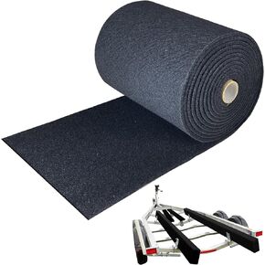Boat Trailer Bunk Carpet 19.5-Foot Marine Trailer Bunk Padding Black for Boat Trailers, Boat Bunk Carpet, Boat Lift Bunk Carpeting