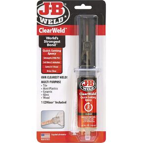J-B Weld ClearWeld 14mL with EZMixer