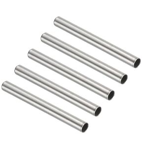 PATIKIL Thermowell Pipe Immersion Well 4.5mm ID 5mm OD 50mm Stainless Steel 304 for Weldless Thermowell Brewing Thermometer 5pcs