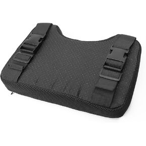 Custom Memory Foam Seat Cushion Soft Accessories for Indoor Exercise with Washable Cover, Straps for Rowing Machine, Recumbent Stationary Bike Pad