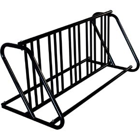 Hollywood Racks Dual Use 5-10 Bike Commercial Parking Rack, Black