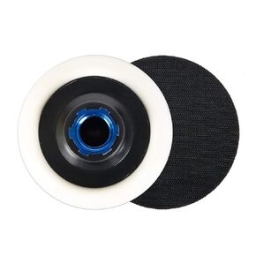 Rotary Polisher Grinder Backing Pad 5/8"-11 Thread w/ 5/8"-11 to M10 M14 Adapter (5 inch)