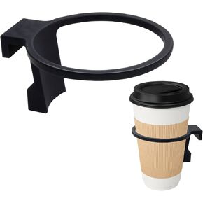 Shopping Cart Cup Holder, Shopping Cart Drink Holder for Hanging, Shopping Cart Cup Holder Attachment(Black)