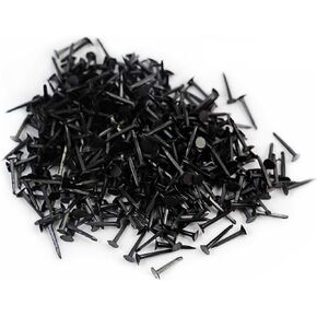 Timiy 1 Pack Nails Tacks for Shoes Boots Leather Heels Soles Repairs Replacement in Black (13mm/0.5In)