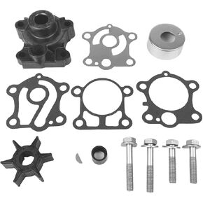 6J8-W0078-01-00 Water Pump Impeller Repair Kit with Housing for Yamaha 2-Stroke Outboard 25 30 HP Boat Motor Engine Parts Replacement Sierra 18-3430 6J8-W0078-A1-00 6J8-W0078-A2-00 6J8-W0078-00-00