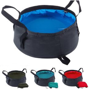 Portable Travel Outdoor Camping Hiking Wash Basin Bucket Sink Folding Camp Picnic Travel Washbasin Fishing Bucket