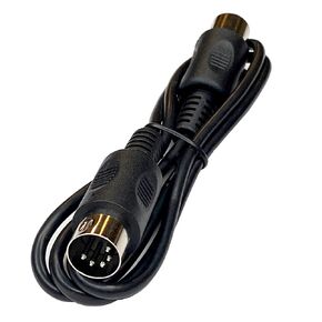MIDI Cable 3 ft Male to Male 5 Pin DIN Plugs Black (3)