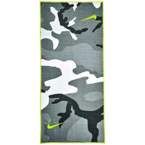 Nike Caddy Golf Towel, Anthracite/Volt